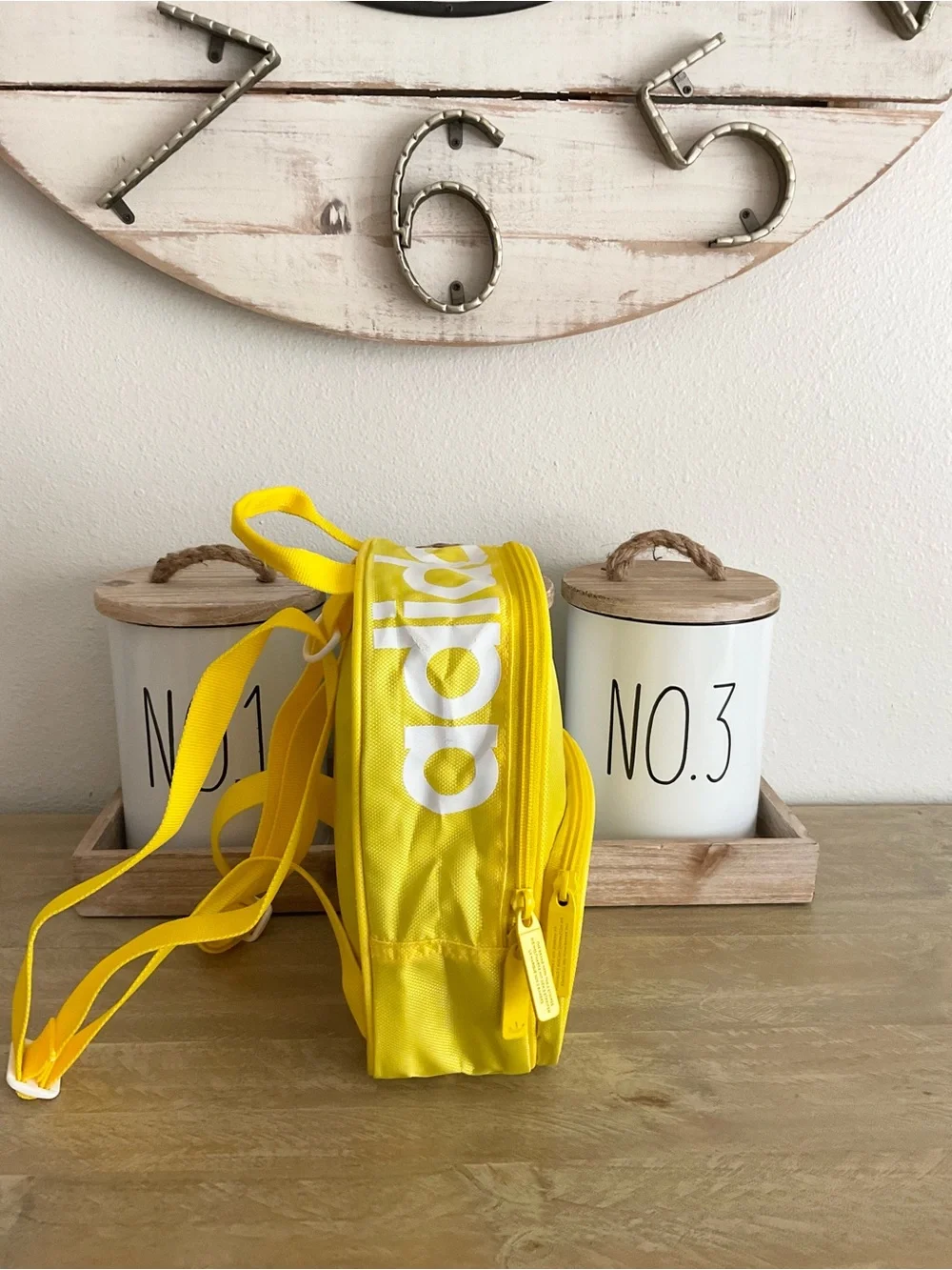 Adidas Yellow Mini Backpack